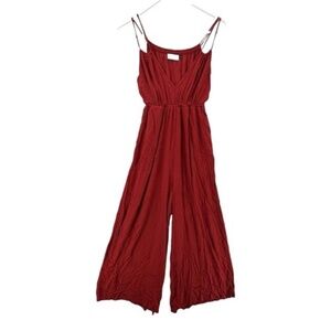 Ava Sky Burnt Orange Wide-Leg Jumpsuit – Size M